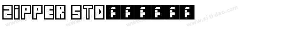 Zipper Std字体转换